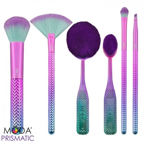 MŌDA® - PRISMATIC precizni set za puder - 6 četkica